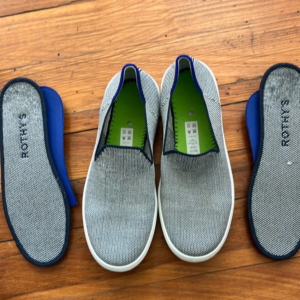 Rothy's Navy Slip-On Sneakers